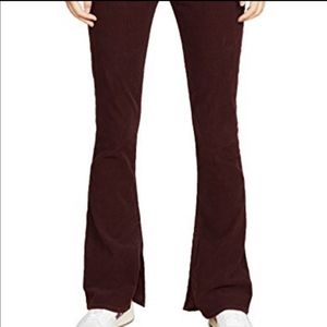 Citizens of humanity burgundy chloe open Flare bell bottoms